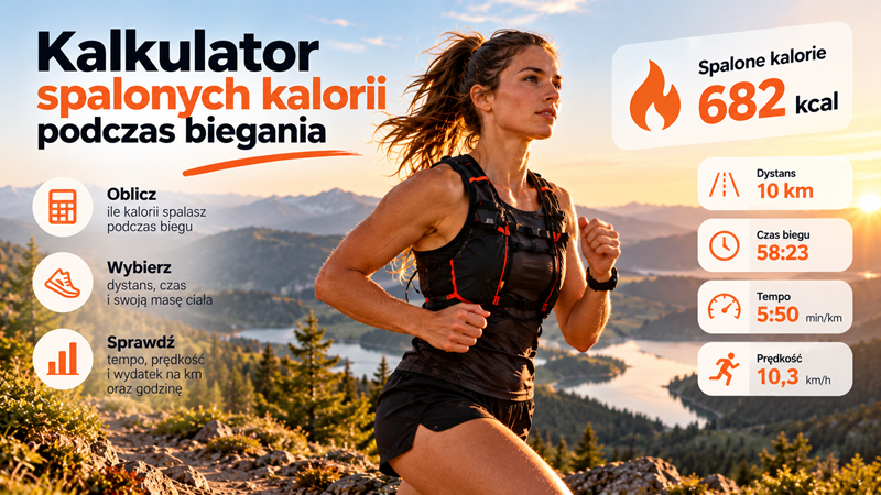 Kalkulator spalonych kalorii podczas biegania